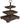 Decorative 3 Tier Tray, Brown