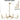 Aurelia 8-Light Gold Chandelier 