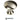 Brushed Nickel round Mushroom Knob, Steel, 10 Pack