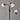 3 Head Adjustable Floor Lamp, Black with White Plastic Shades, Classic, Young Adult, Adult Use.