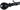 Ball Single Telescoping Drapery Rod Set, Long, Black, 72 to 144-Inch