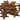 Primitives Rustic Country Décor. Rusty Mini Metal Barn Star Home Decorative Accents, 1-Inch, Set of 52